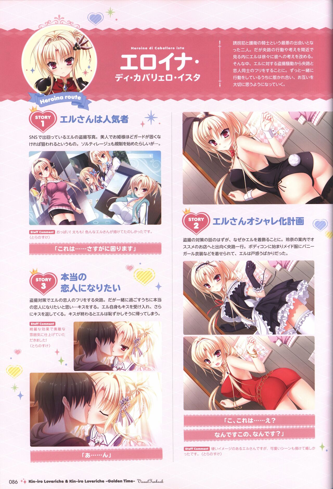 金色ラブリッチェ&金色ラブリッチェ -Golden Time-ビジュアルファンブック - Page 83