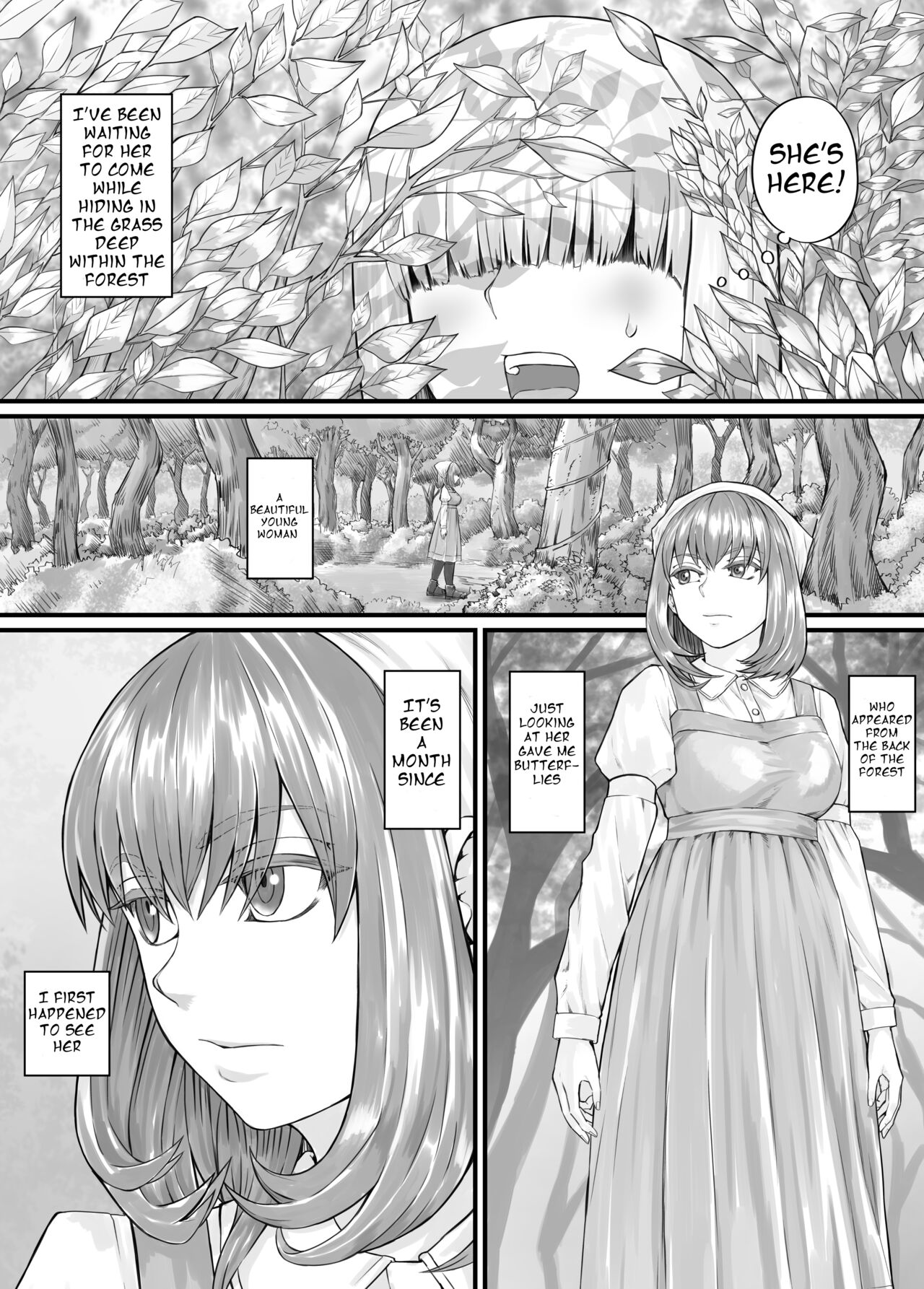 お姉さんにおしっこを見せてもらえる漫画 ch.1-5 (English Version） - Page 1