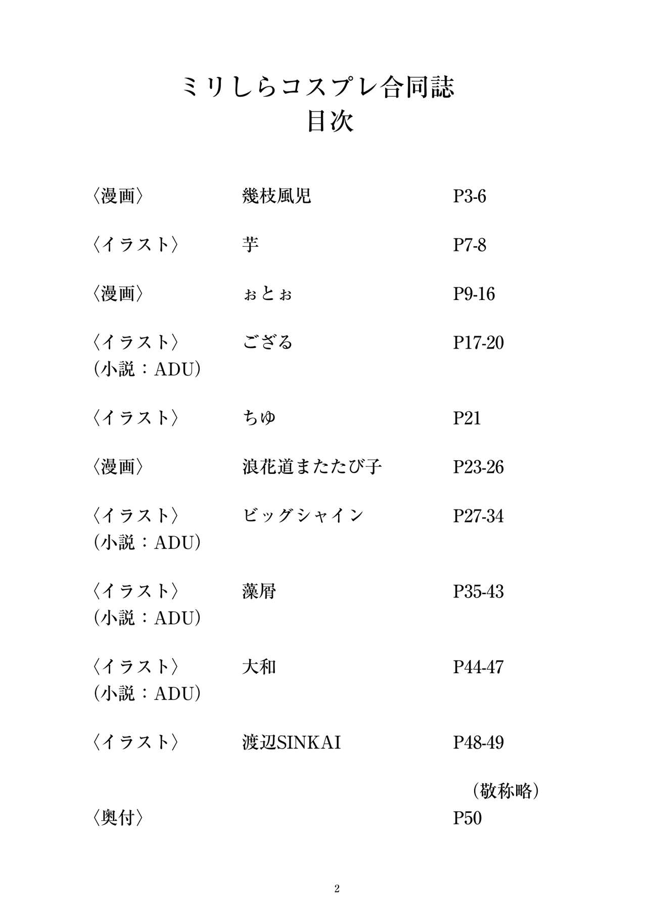 ミリしらコスプレ合同誌～原作は1ミリも知らないけどコスプレさせてみた～ - Page 4