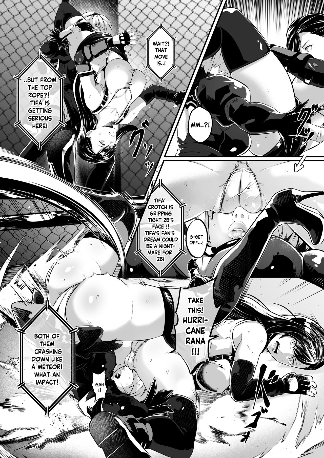 Square off! 2B vs Tifa - Page 23