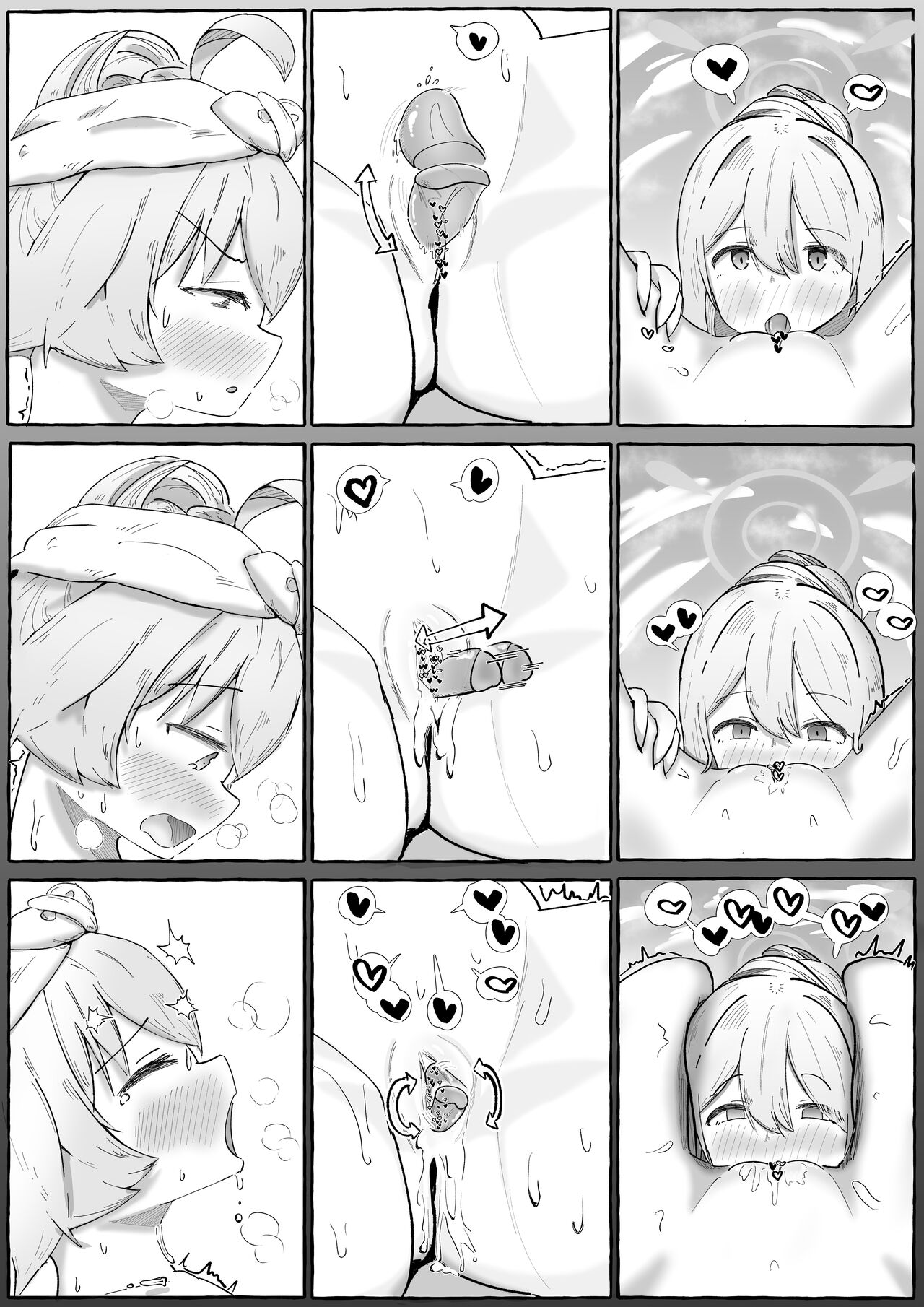 ノノホシいちゃらぶ百合えっちサイレント漫画 - Page 6