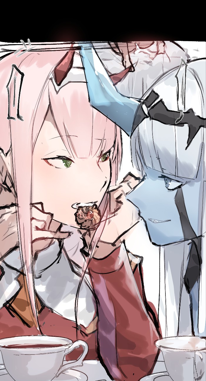 Zero Two and Zero One x Hiro futa - Page 10
