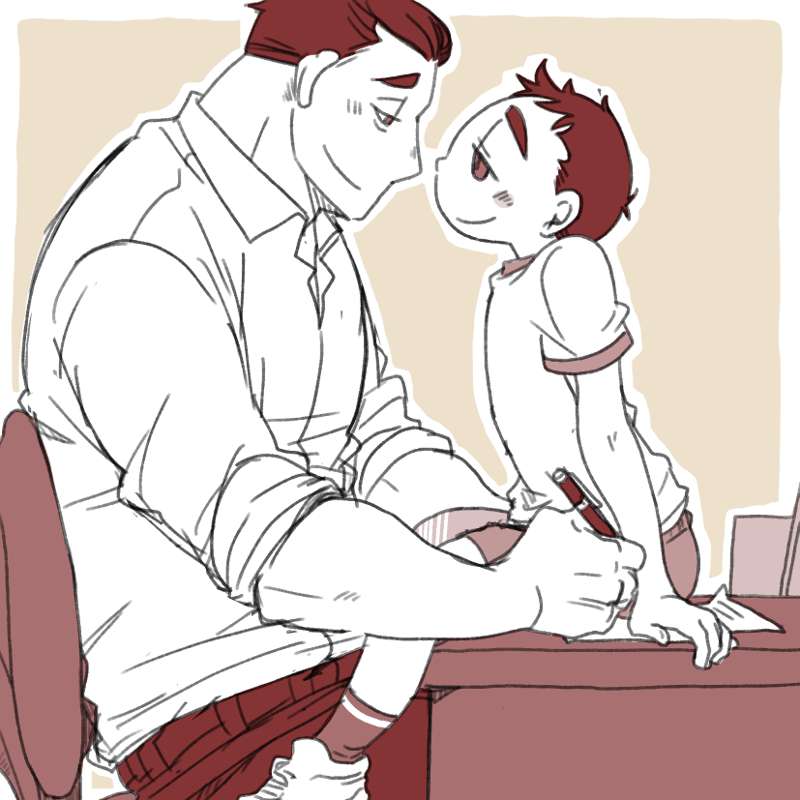 Boy and Teacher - Page 1