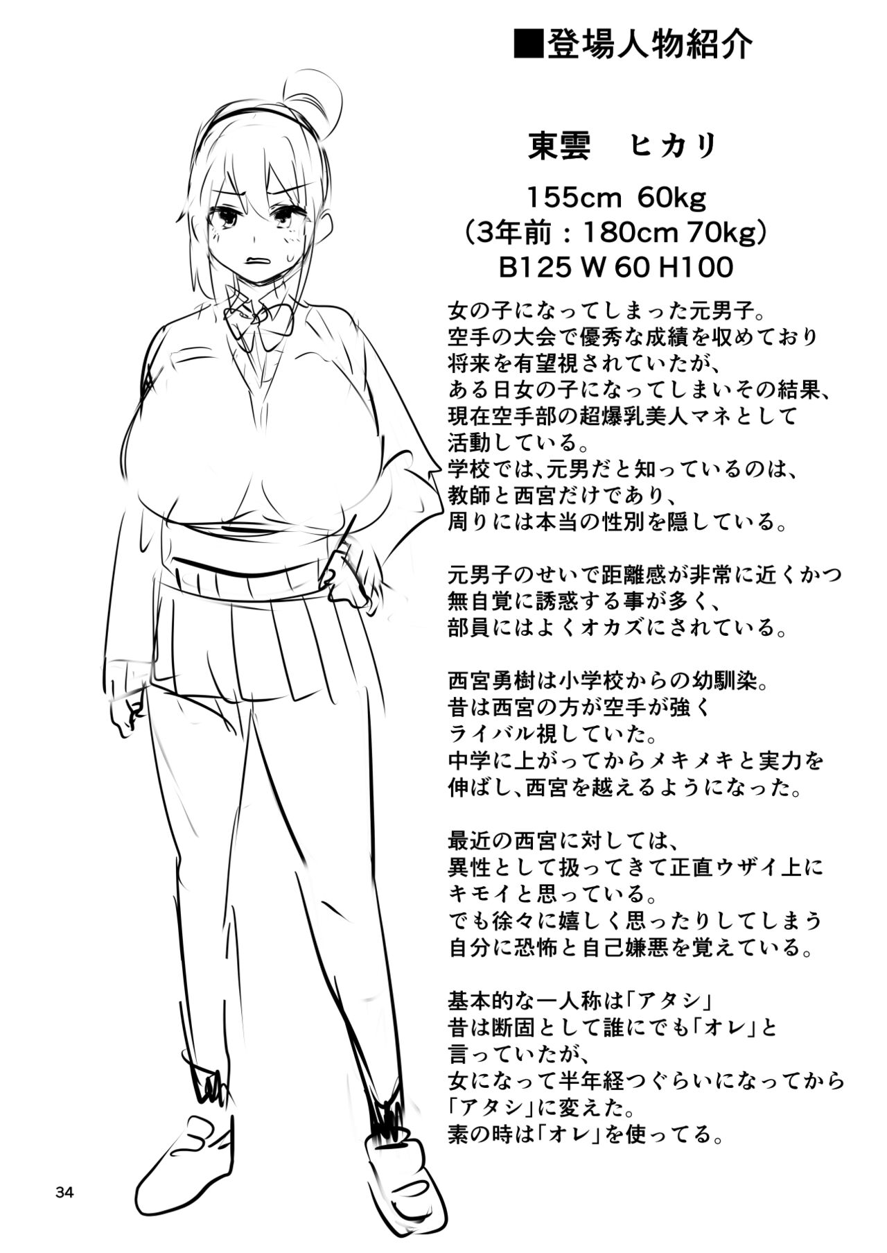 TS娘ヒカリちゃんはライバルなんかに負けない! - Page 35