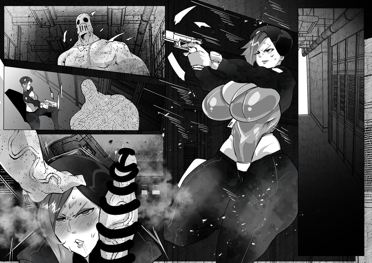 SFホラーな世界で負けちゃう軍人女性 - Page 6