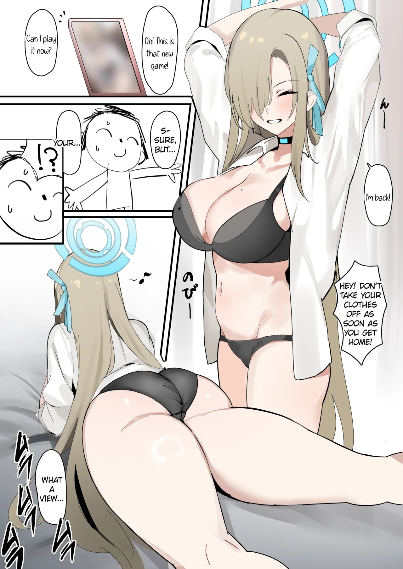 Asuna Short Manga - Page 1