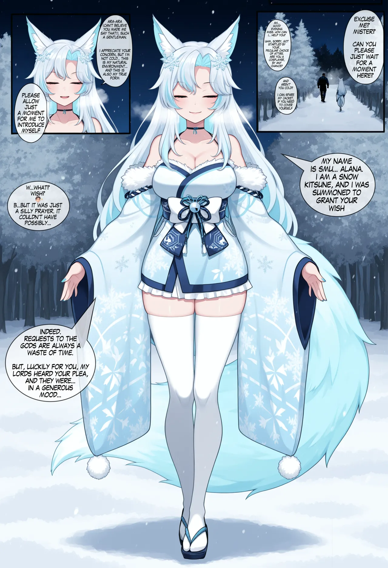 A PRAI GONE WRIGHT - AI generated comic featuring SMUGALANA - Page 6