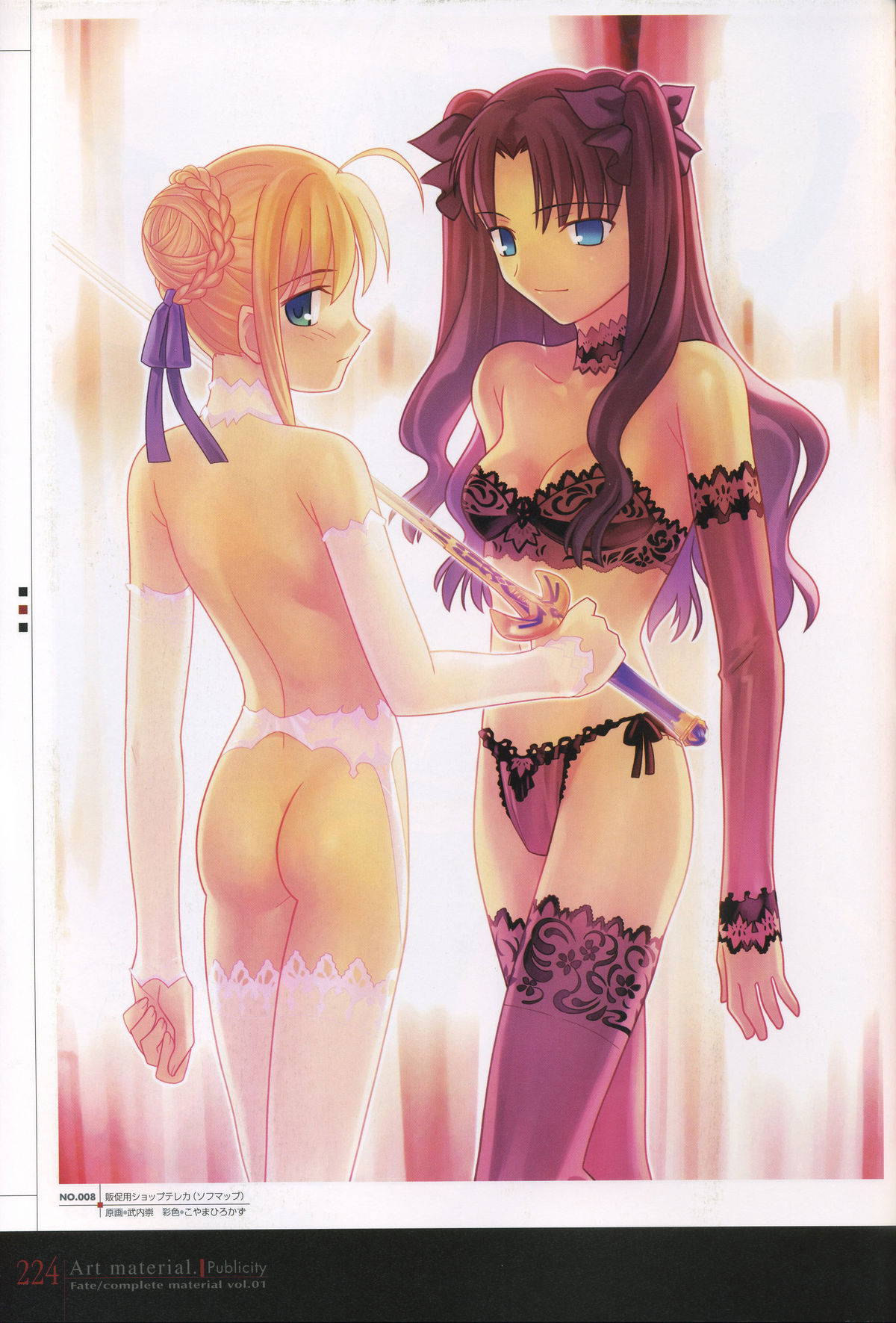 Fate/complete material I - Art material. - Page 229