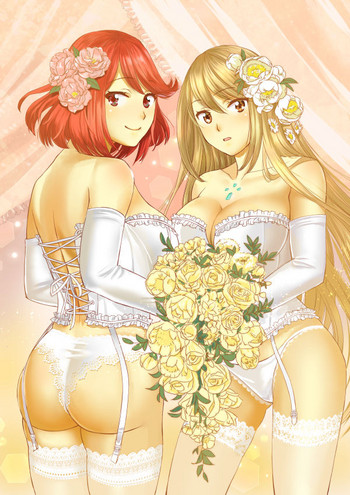 Waifublade gallery cover featuring pyra from xenoblade chronicles 2