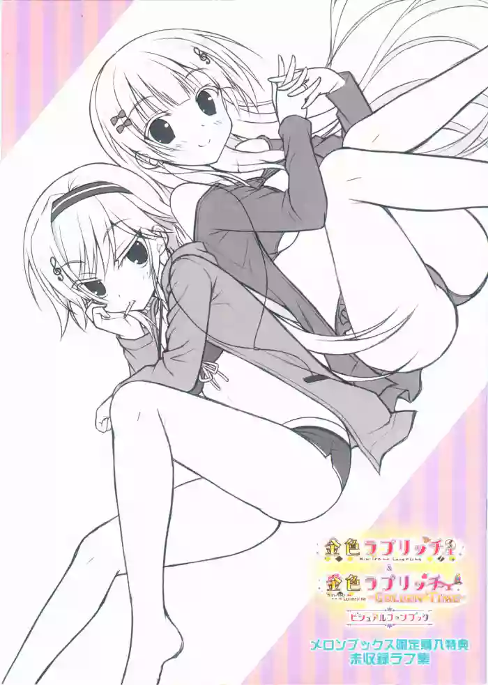 Kin-iro Loveriche&Kin-iro Loveriche -Golden Time- Visual Fan Book MELONBOOKS Only Bought Special Unreleased Roughs Book