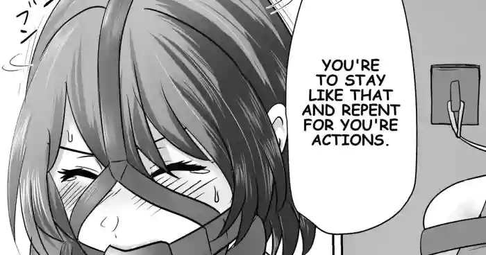 Kouzaki on the first day of imprisonment