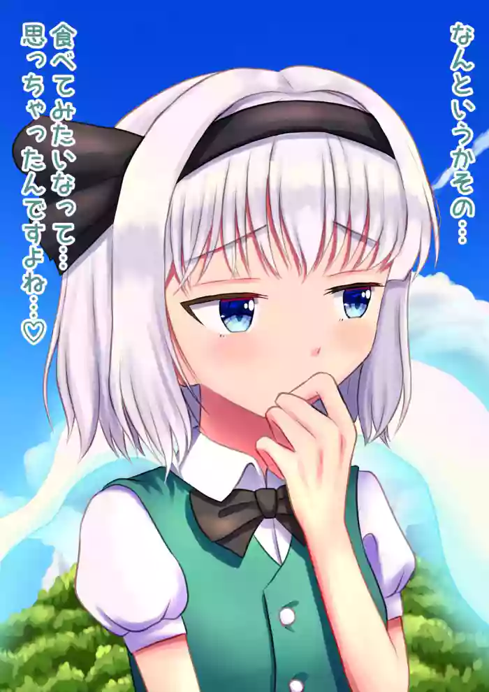 Youmu-chan marunomi gallery cover featuring youmu konpaku from touhou project