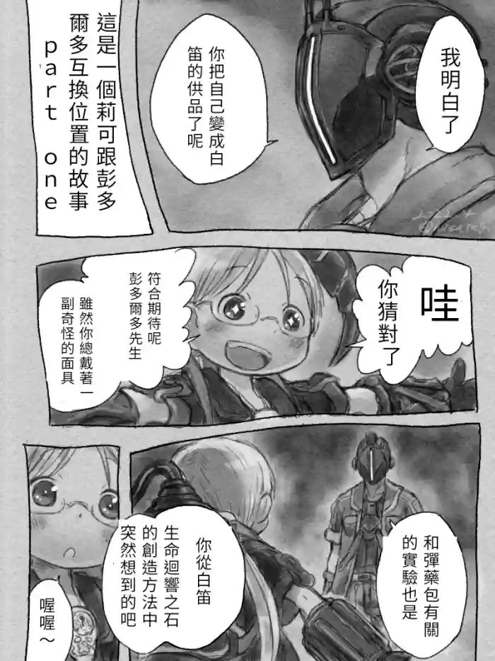 如果黎明卿跟莉可互換角色 gallery cover featuring riko from made in abyss