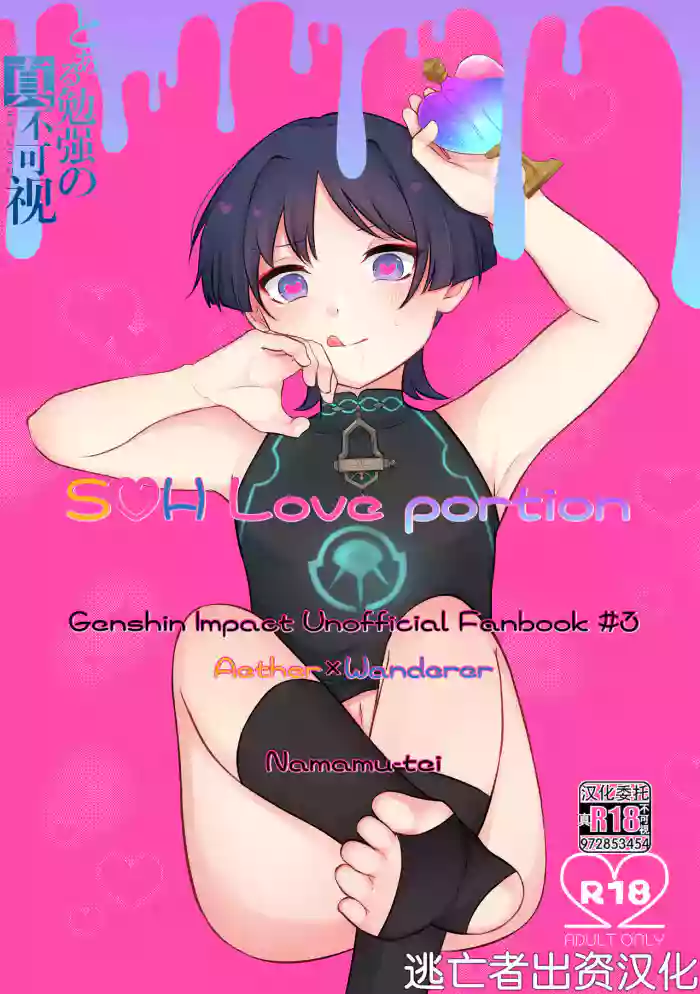 S・H Love portion gallery cover featuring aether from genshin impact