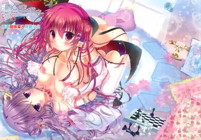 silhouette silhouette gallery cover featuring koakuma from touhou project