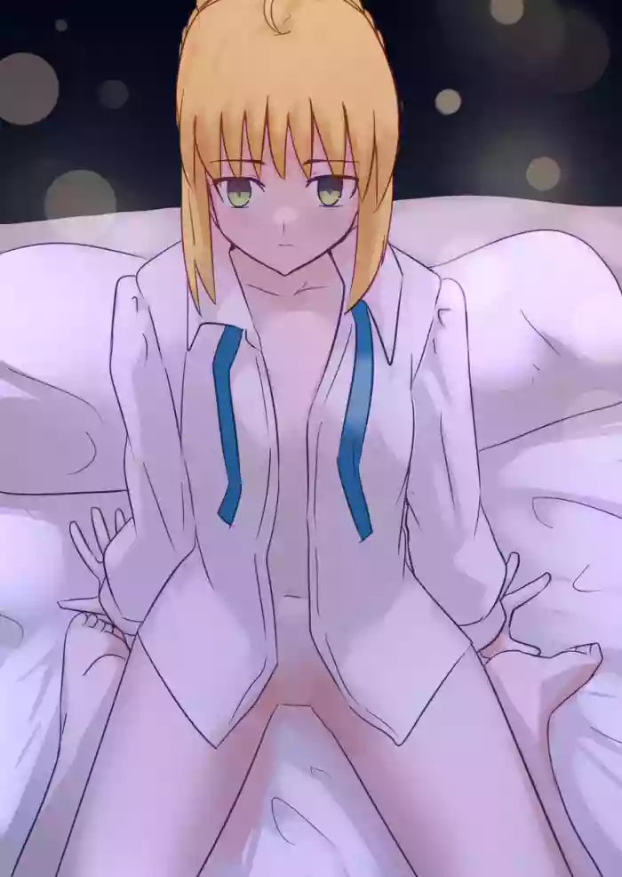 Seibā-san no kyūjitsu 5 gallery cover featuring saber from fate stay night