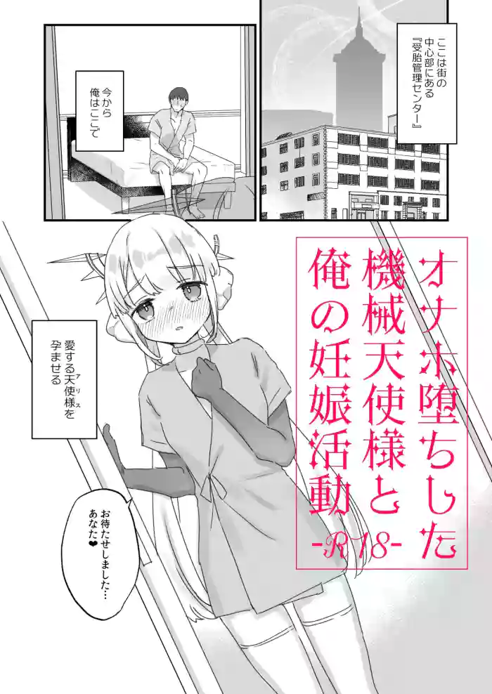 Onaho Ochi Shita Kikai Tenshi-sama to Ore no Ninshin Katsudou