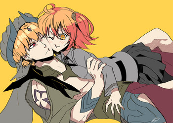 Kyasugiru guda ♀ 39-mai gallery cover featuring gilgamesh from fate grand order