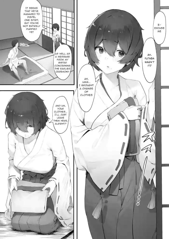 Shinrei Spot ni Ittara Yabbai no ga Tsuita node Nekosogi Suidashite Morau Zoku [Chuuhen] | Uprooting evil spirits at a shrine / Part2