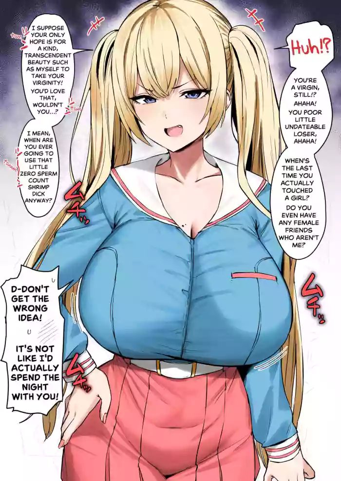 Katte ni Doutei to Kanchigai shite kuru Kotekote no Tsundere Kinpatsu Twintail | Tsuper Tsundere Twintail Blonde Mistakes You as a Virgin