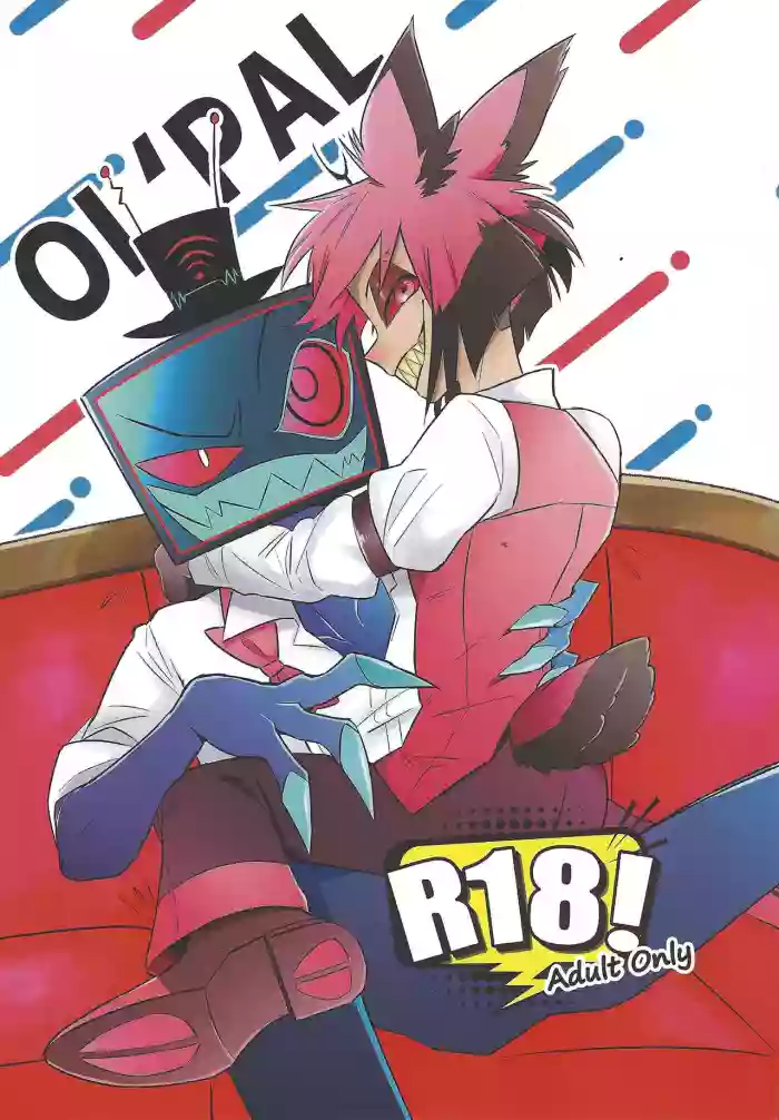 OL'PAL gallery cover featuring vox from hazbin hotel