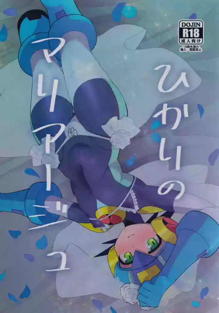 Hikari no mariaaju gallery cover featuring megaman.exe from megaman battle network