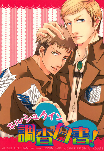 Kirschstein Chousa Hakusho! gallery cover featuring erwin smith from shingeki no kyojin