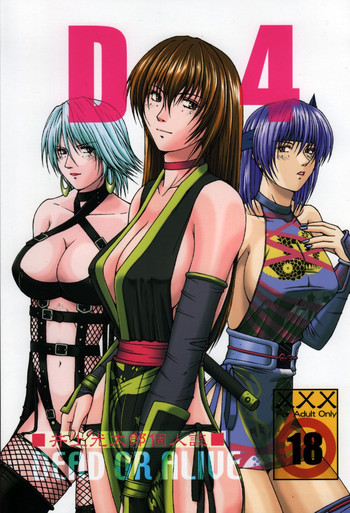 D4 gallery cover featuring hayate from dead or alive