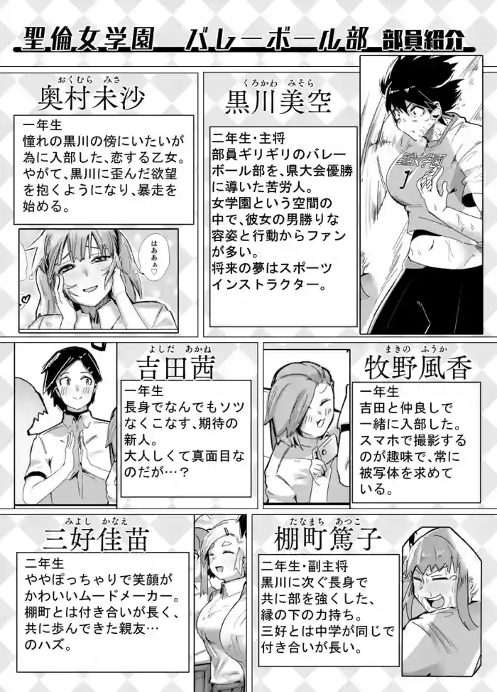 Volleyball-bu Shushou Kurokawa-san wa Nerawareteiru