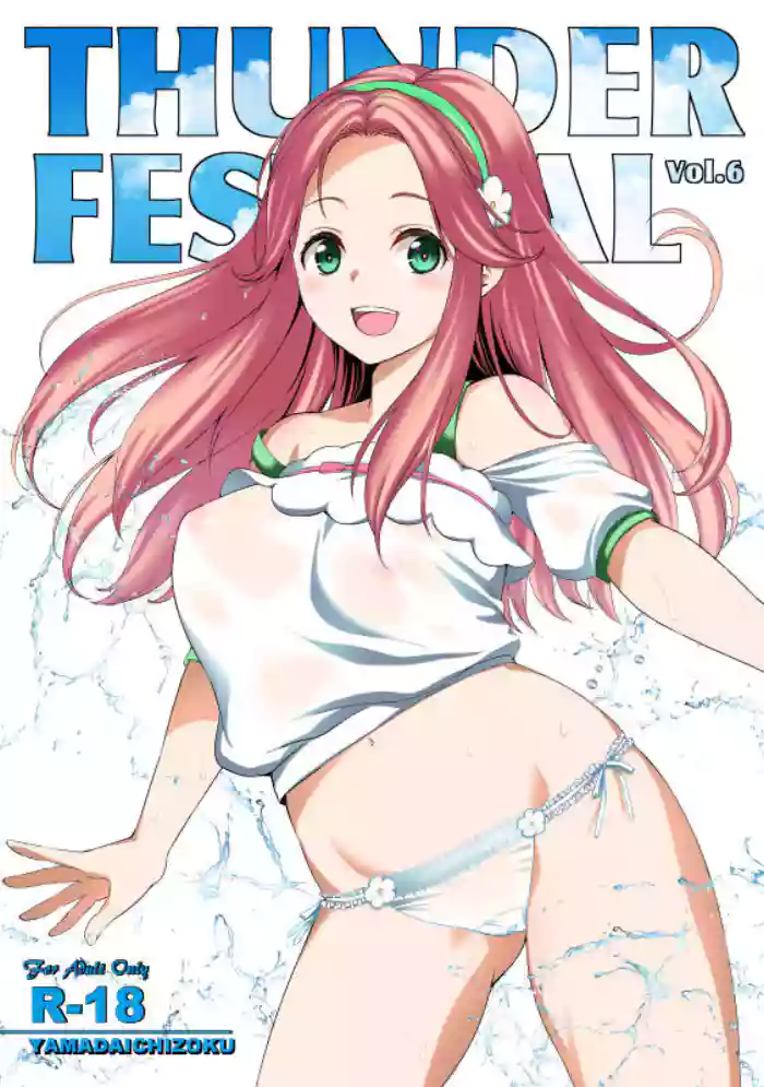 THUNDER FESTIVAL Vol. 06 gallery cover featuring cure felice from maho girls precure