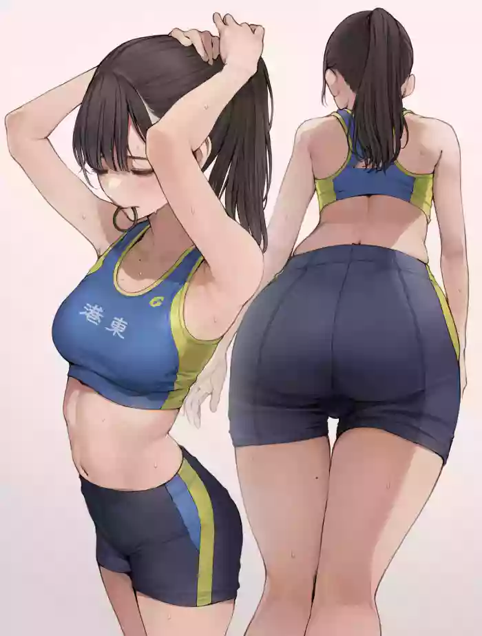 陸上女子の生おかず【限定描き下ろし】 gallery cover from original