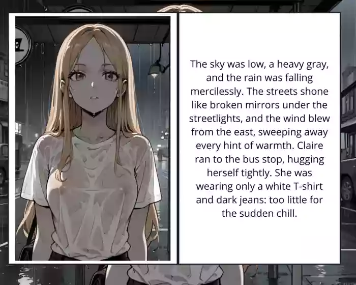 Unexpected Encounters in the Rain (Chapter 1) English language, work in progress [AI Generated]