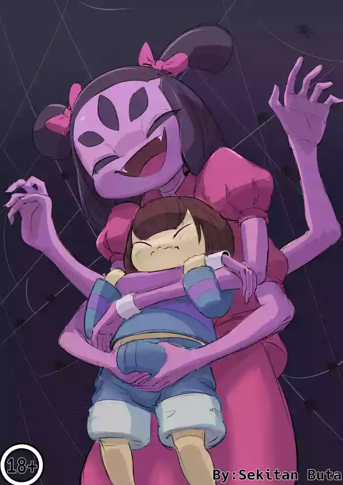 Caught in Her Web gallery cover featuring muffet from undertale