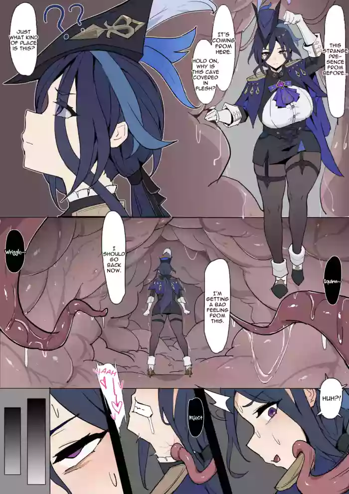 Clorinde Corrupted by Tentacles